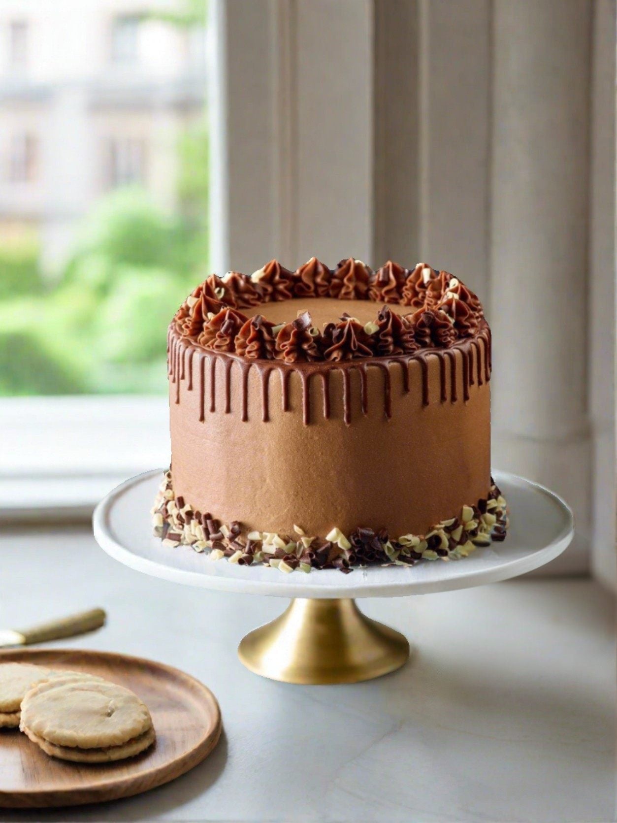 Patisserie Valerie's handmade 18th Birthday Cake Bundle - Decadent Chocolate Drip Cake cake delivery