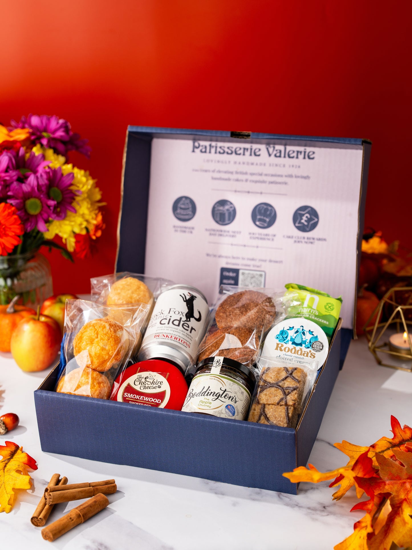 Apple Orchard Gift Hamper with Craft Cider, Cheese & Chutney