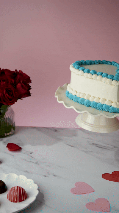 Patisserie Valerie's handmade Vintage Heart Cake cake delivery