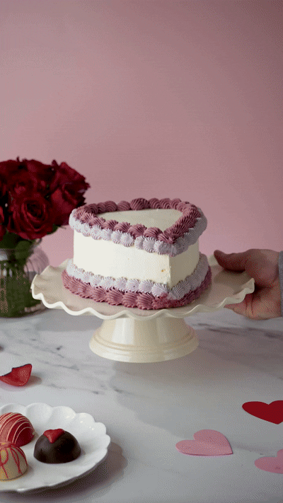 Patisserie Valerie's handmade Vintage Heart Cake cake delivery