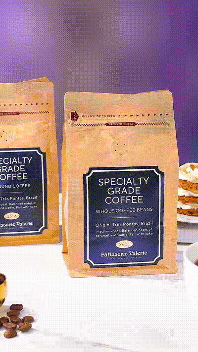 Patisserie Valerie's handmade Specialty Grade Coffee - Whole Bean cake delivery