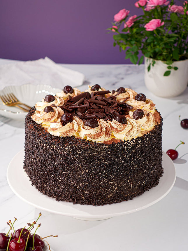 Patisserie Valerie's handmade Black Forest Gateau cake delivery