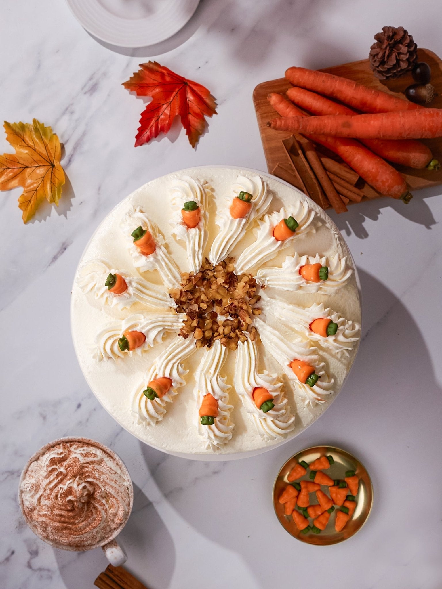 Patisserie Valerie's handmade Carrot Cake cake delivery