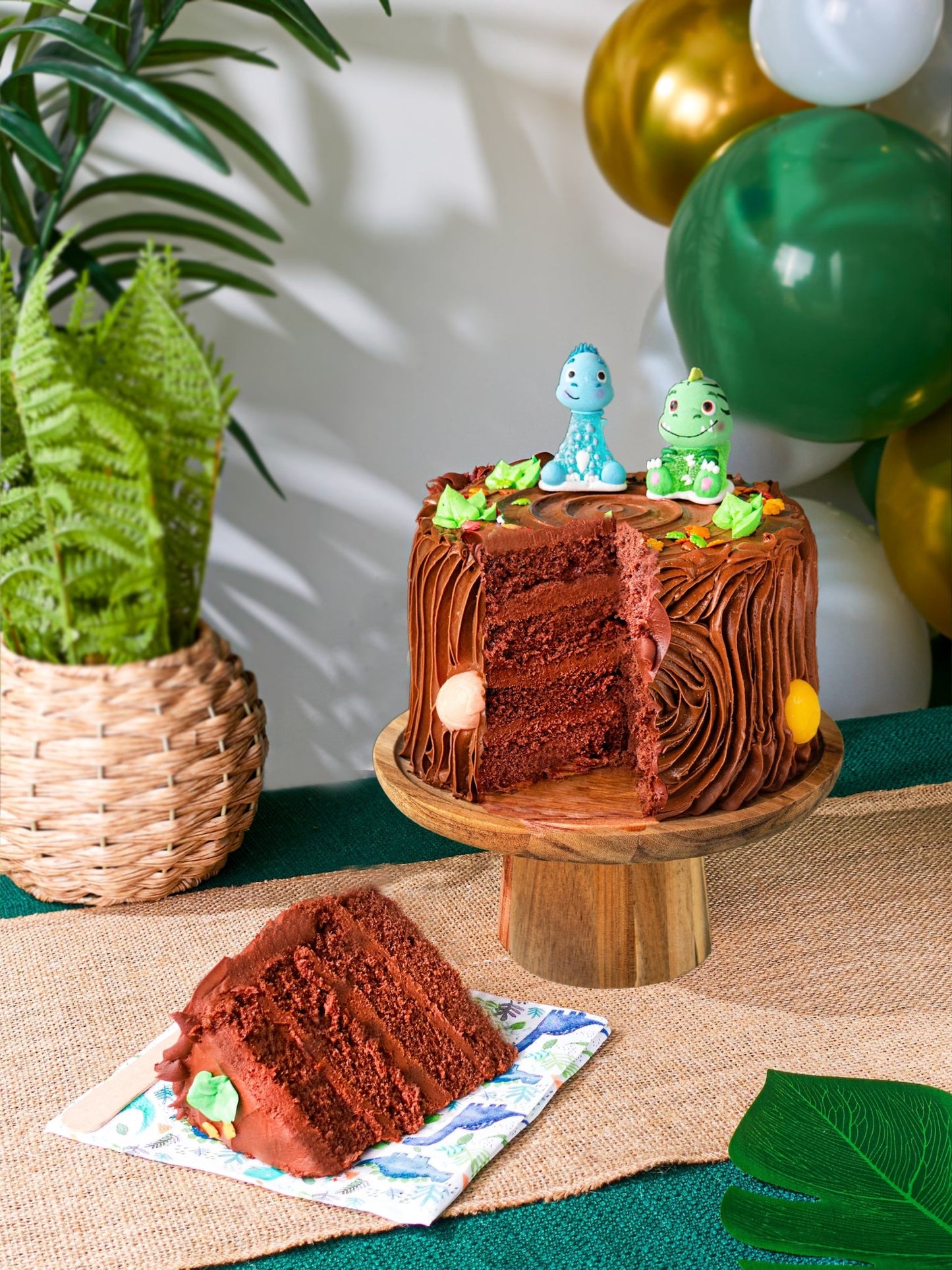 Patisserie Valerie's handmade Chocolate Dinosaur Cake cake delivery