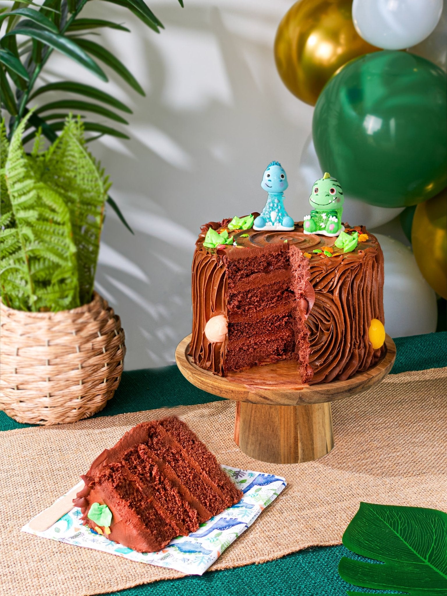 Patisserie Valerie's handmade Chocolate Dinosaur Cake cake delivery