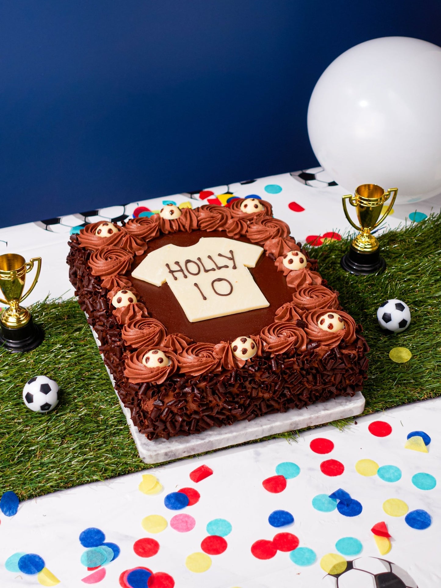 Patisserie Valerie's handmade Chocolate Football Cake cake delivery