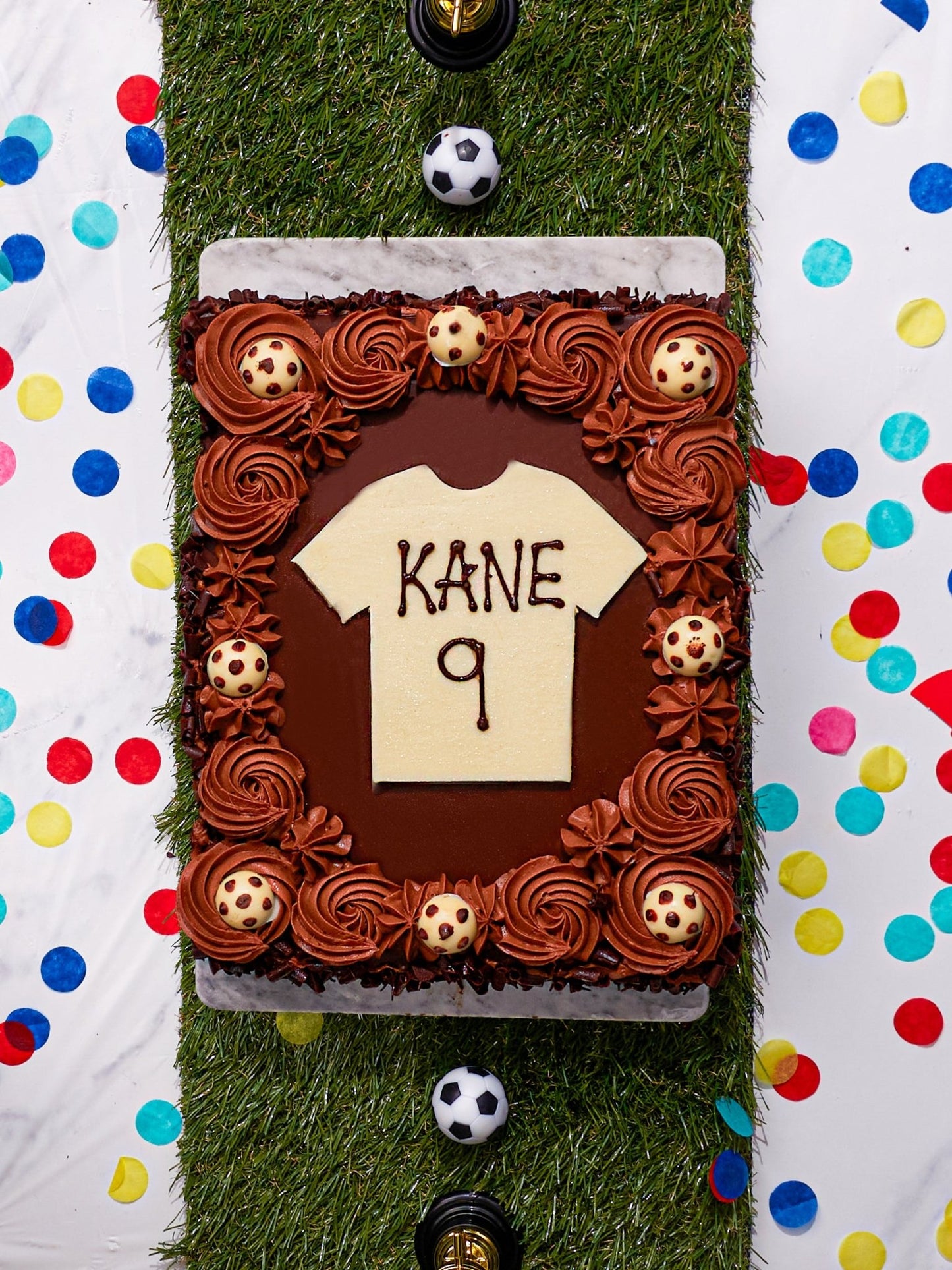 Patisserie Valerie's handmade Chocolate Football Cake cake delivery