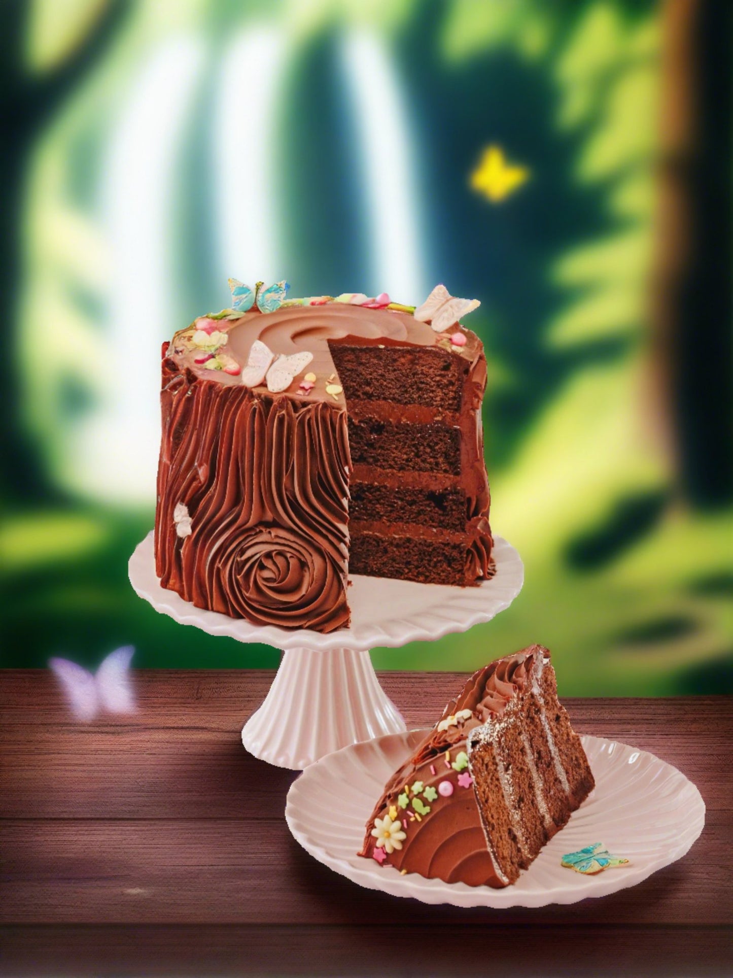 Patisserie Valerie's handmade Chocolate Forest Fantasy Cake cake delivery