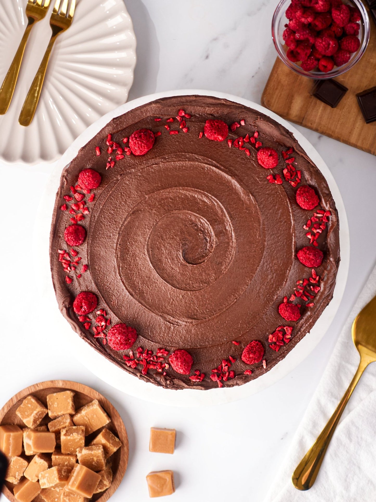 Patisserie Valerie's handmade Chocolate Fudge Cake (Ve) cake delivery