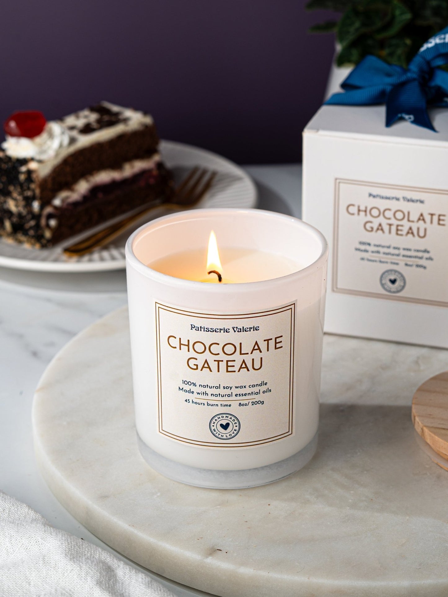 Patisserie Valerie's handmade Chocolate Gateau Scented Candle cake delivery