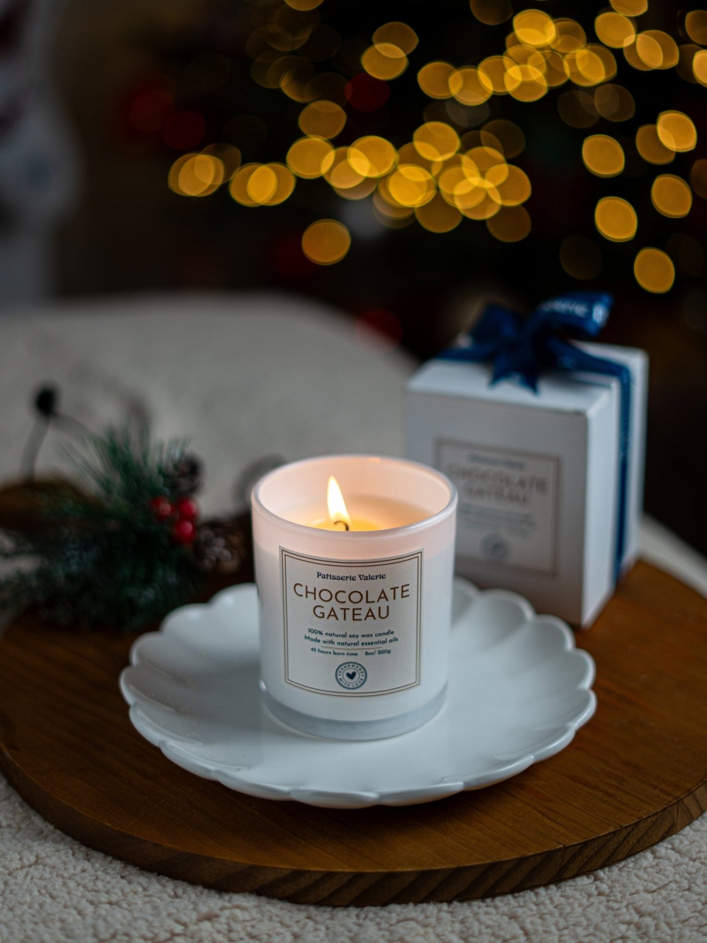 Patisserie Valerie's handmade Chocolate Gateau Scented Candle cake delivery