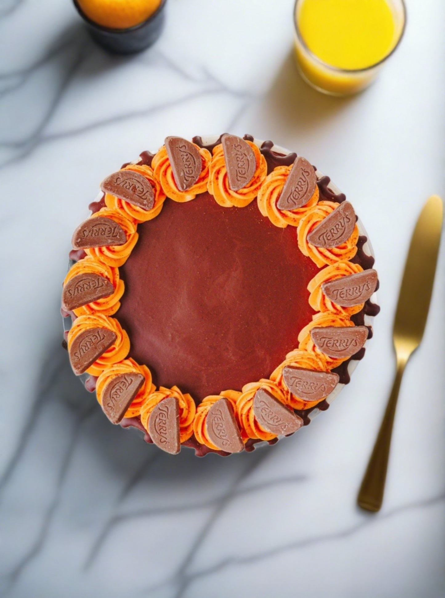 Patisserie Valerie's handmade Chocolate Orange Delight Cake cake delivery