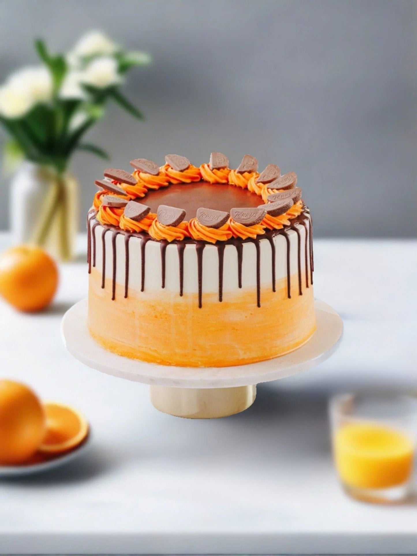 Patisserie Valerie's handmade Chocolate Orange Delight Cake cake delivery
