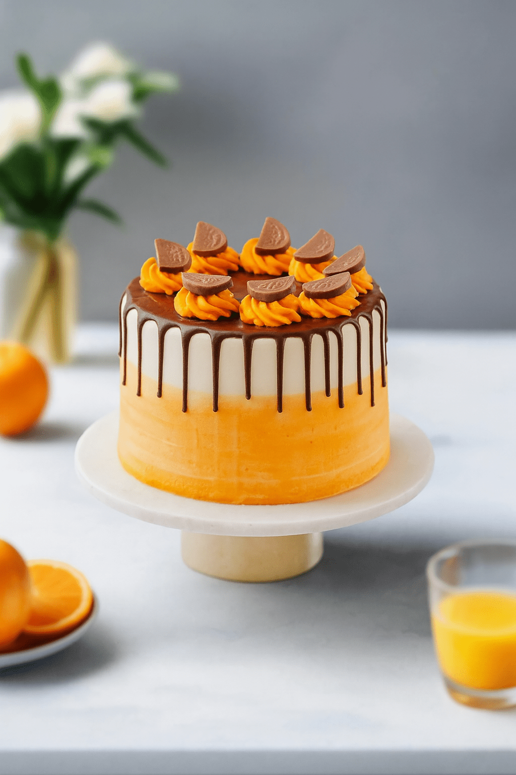 Patisserie Valerie's handmade Chocolate Orange Delight Cake cake delivery