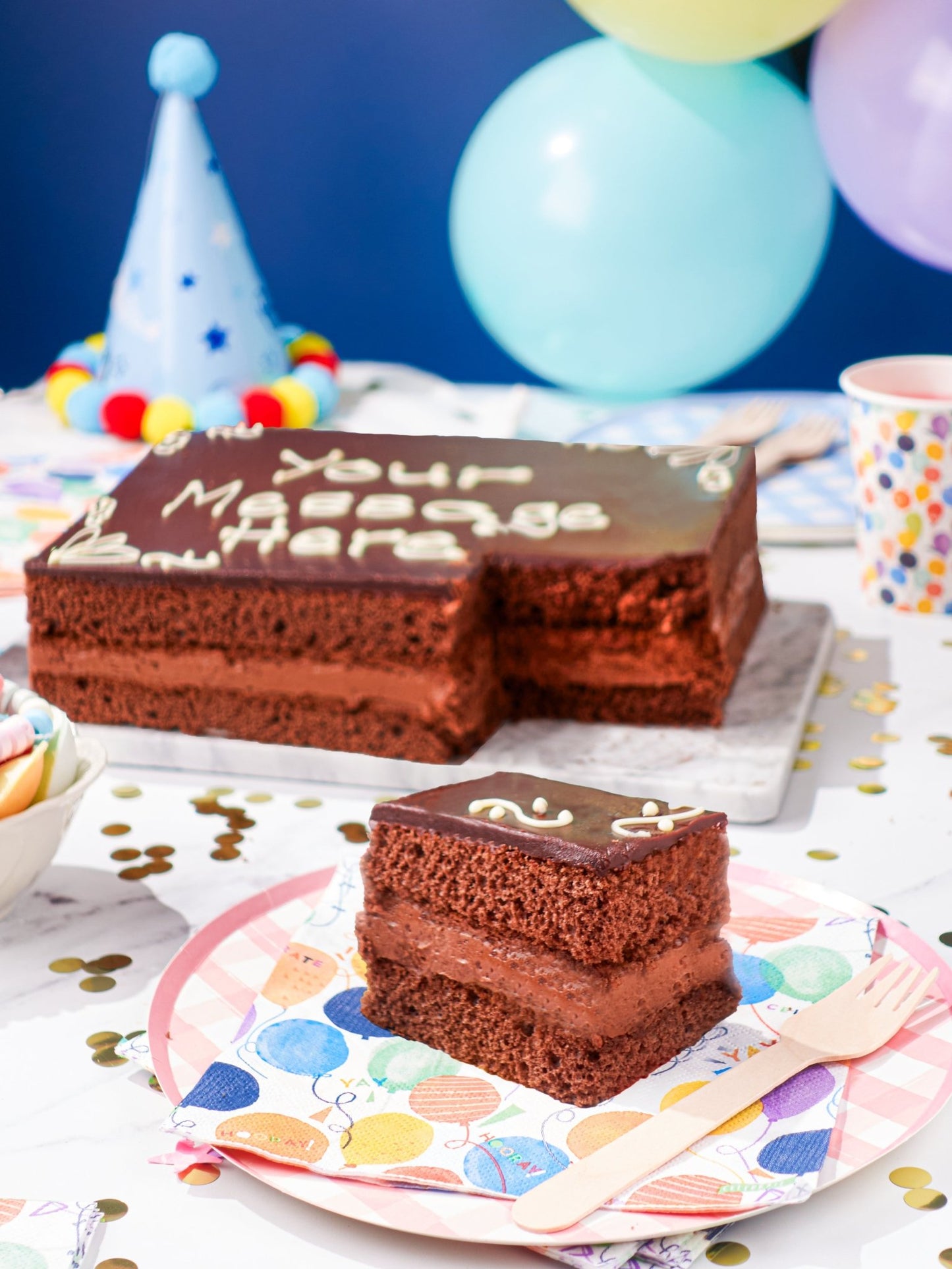 Patisserie Valerie's handmade Chocolate Party Cake cake delivery