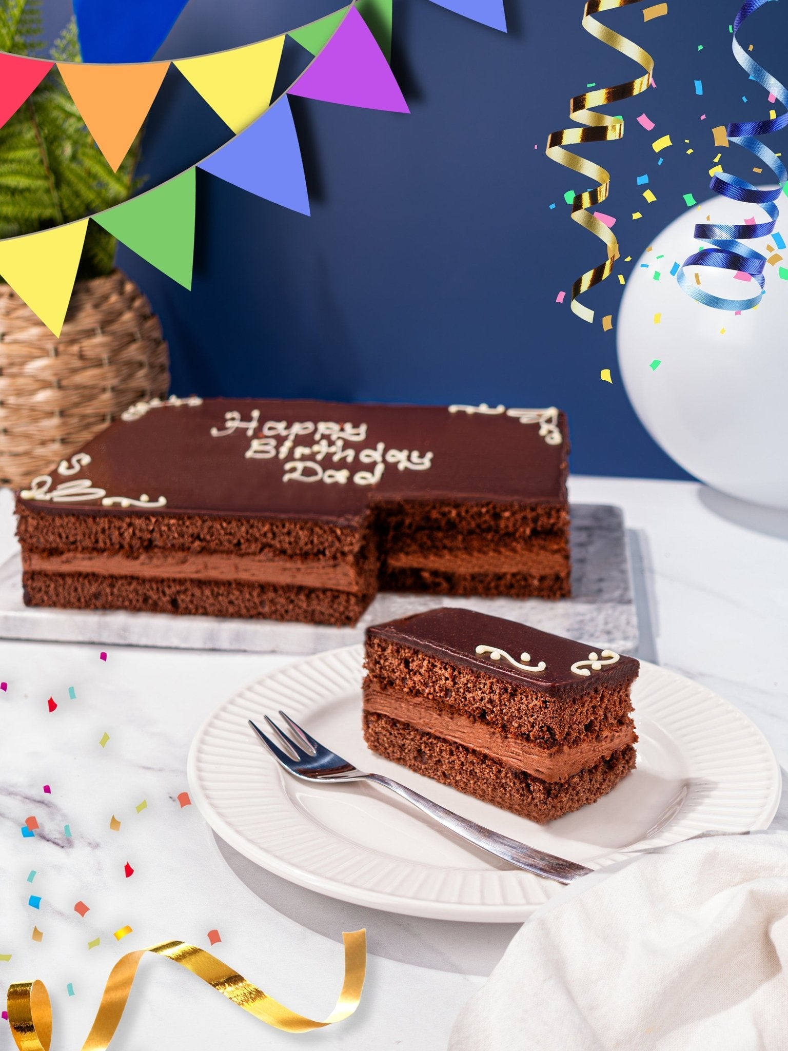 Patisserie Valerie's handmade Chocolate Party Cake cake delivery