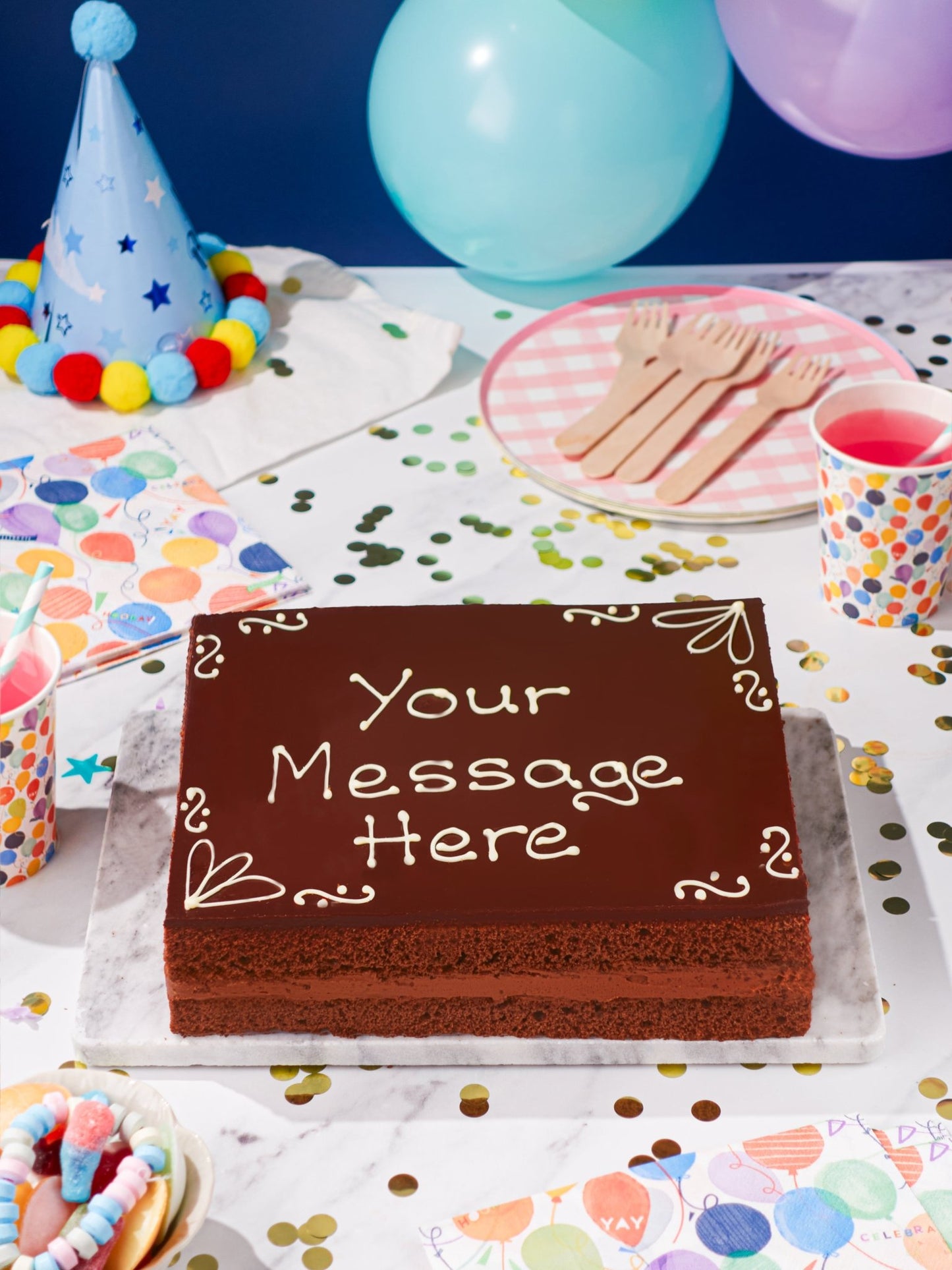 Patisserie Valerie's handmade Chocolate Party Cake cake delivery