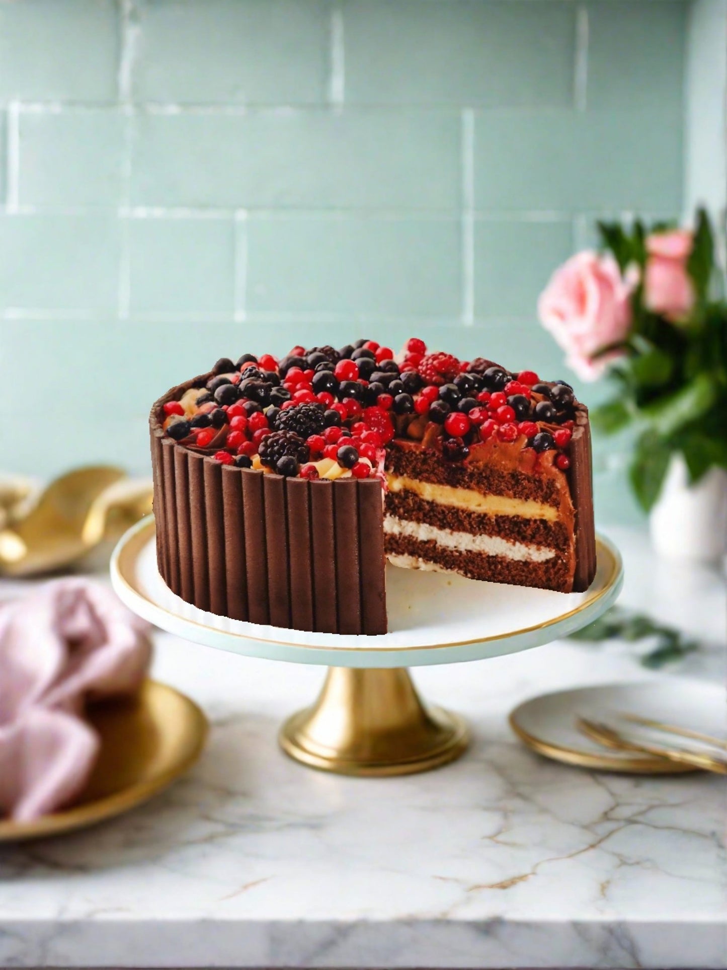Patisserie Valerie's handmade Classic Habana Gateau cake delivery