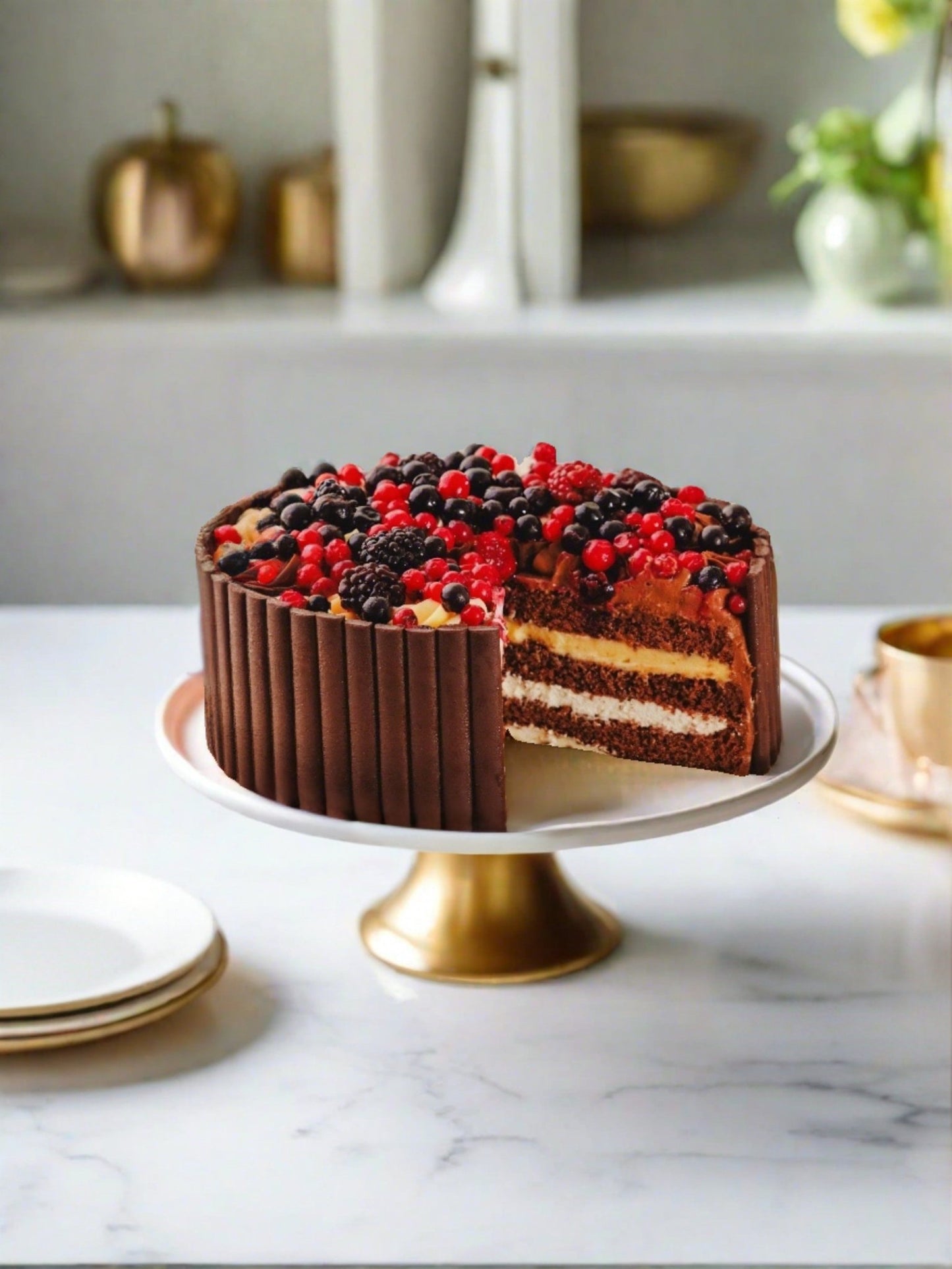 Patisserie Valerie's handmade Classic Habana Gateau cake delivery