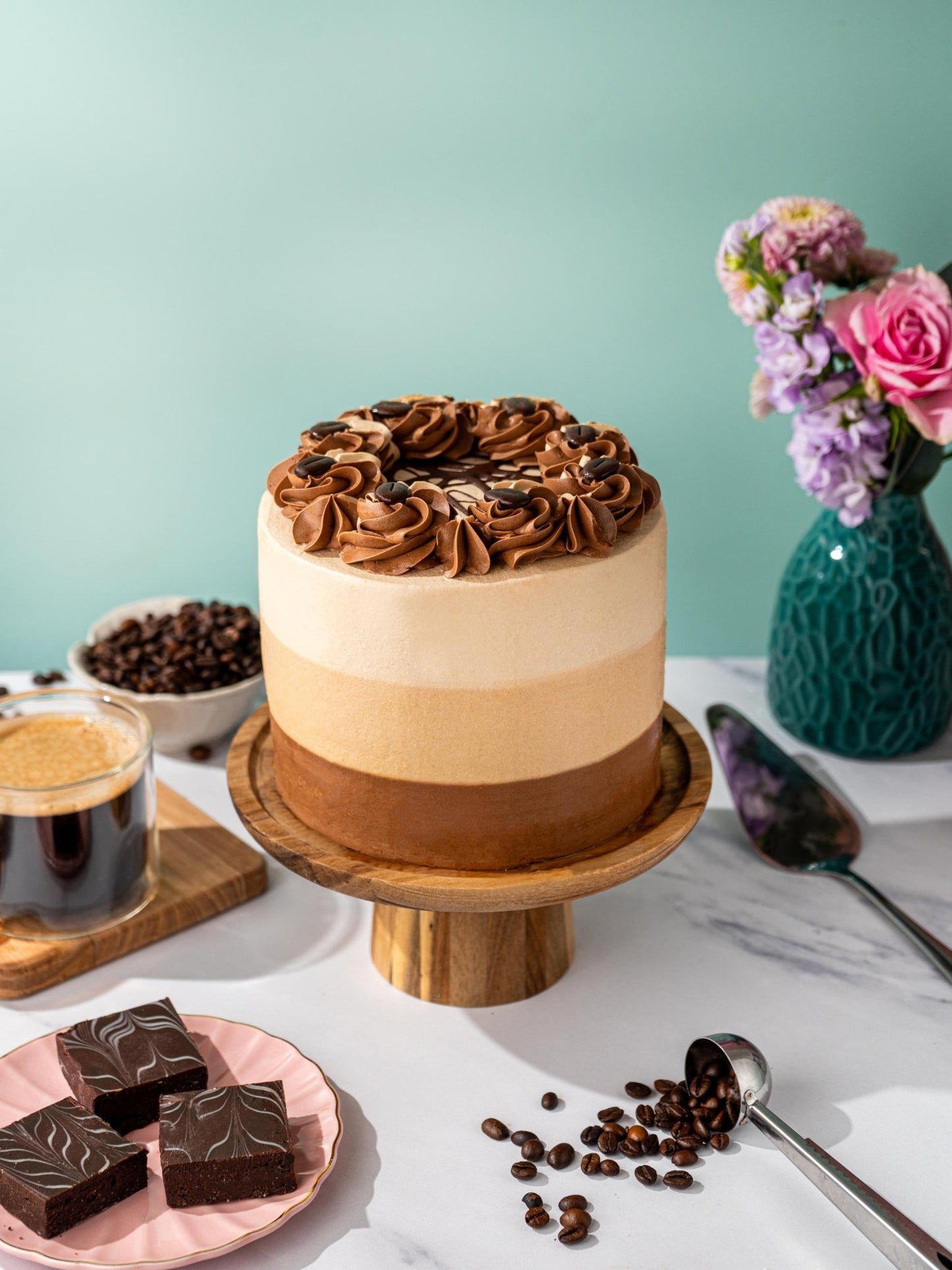 Patisserie Valerie's handmade Coffee Cake cake delivery
