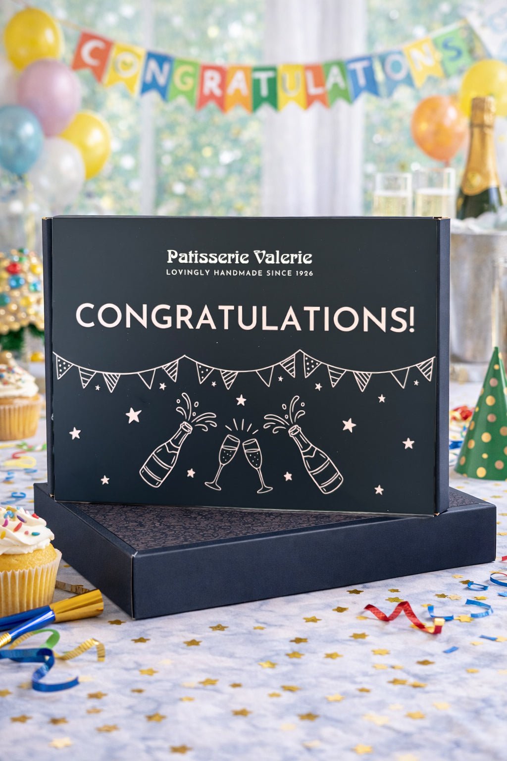 Congratulations Letterbox Gift Sleeve - Patisserie Valerie