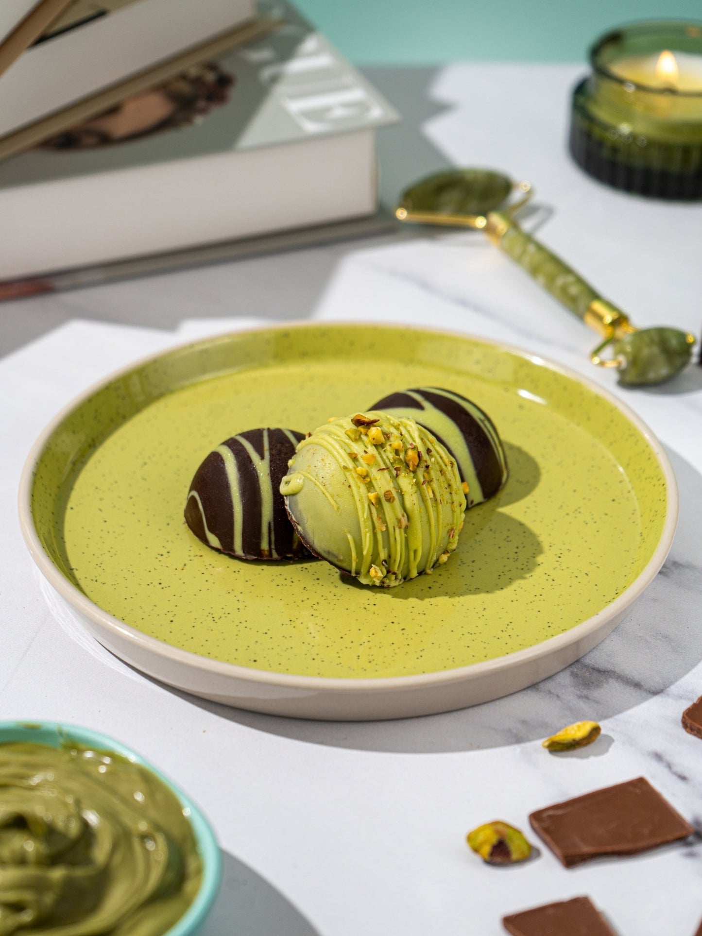 Patisserie Valerie's handmade Happy Birthday Dubai-Style Chocolate Bites Gift Box cake delivery