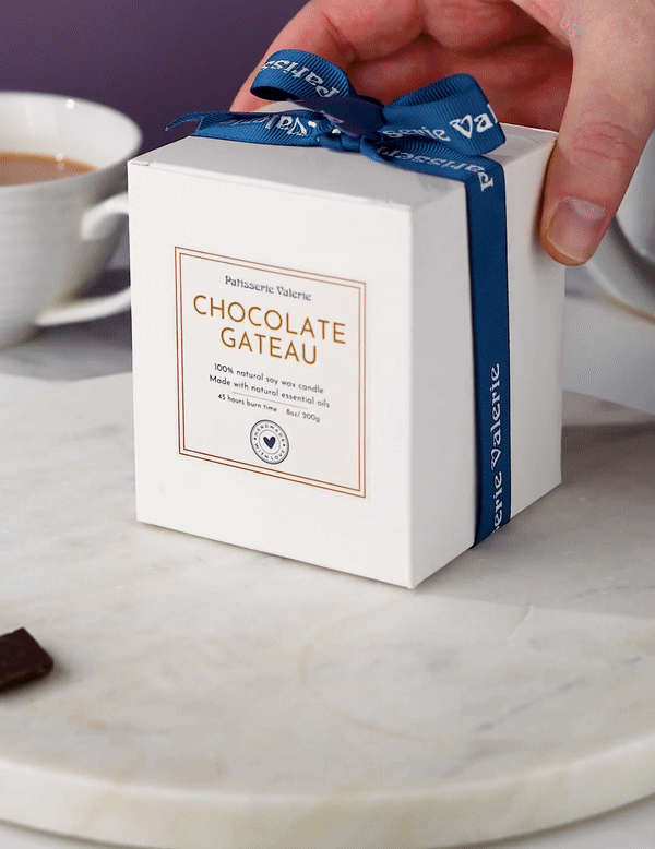 Patisserie Valerie's handmade Chocolate Gateau Scented Candle cake delivery