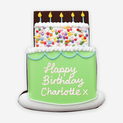 Happy Birthday Green Letterbox Biscuit 15g