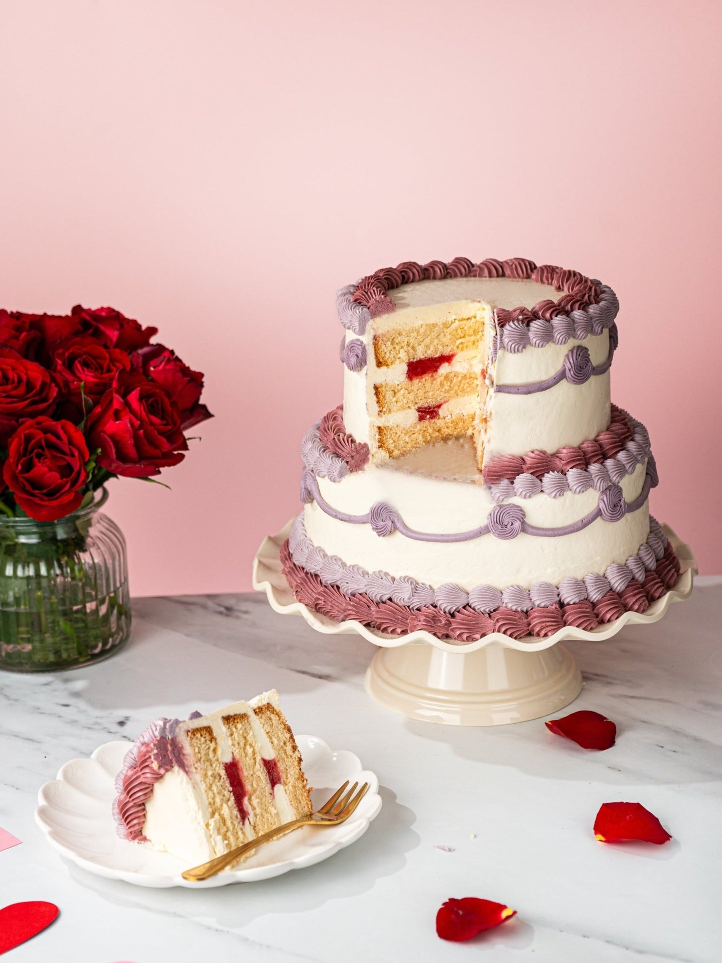 Patisserie Valerie's handmade Lambeth Cake cake delivery