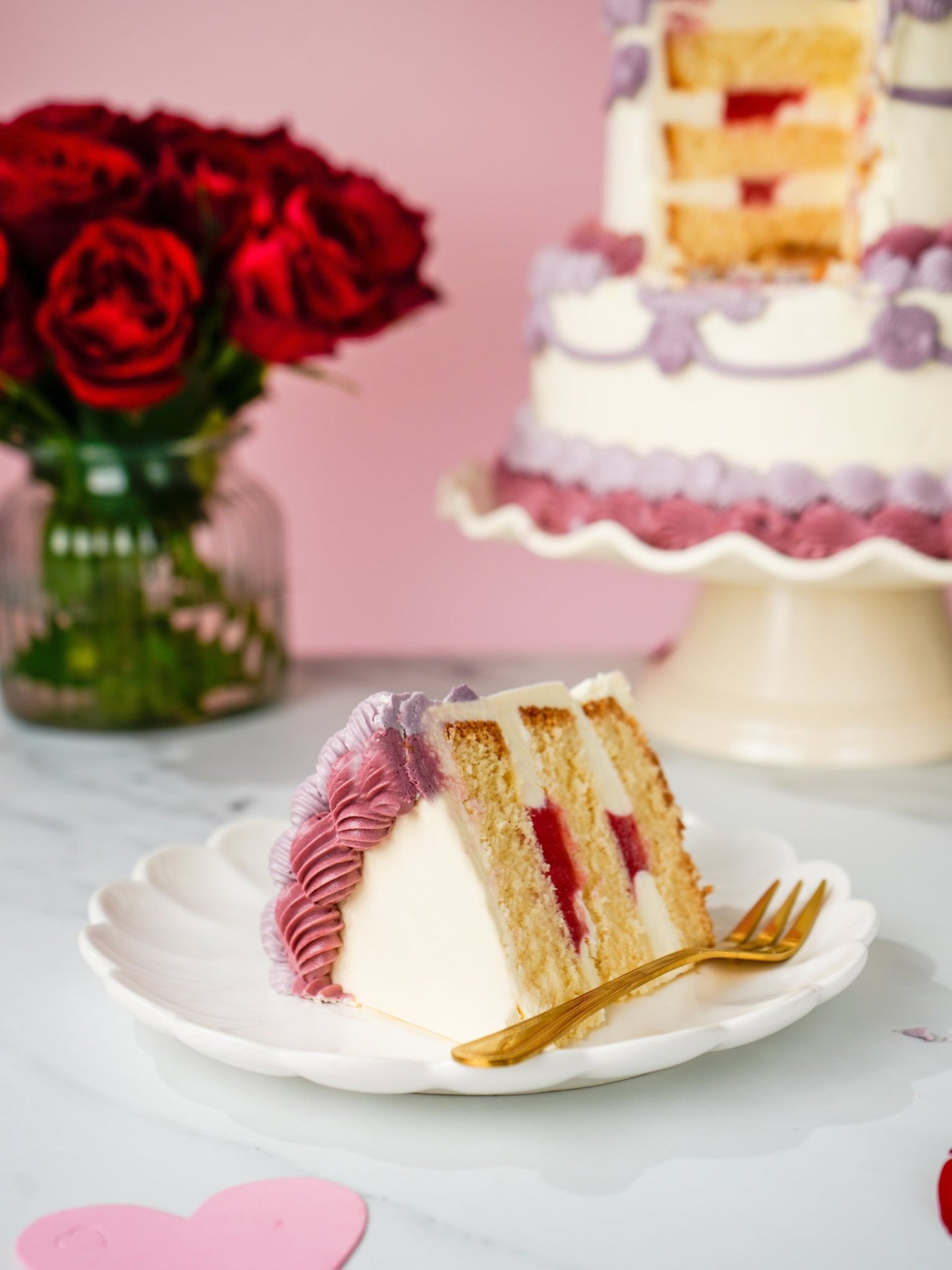 Patisserie Valerie's handmade Lambeth Cake cake delivery