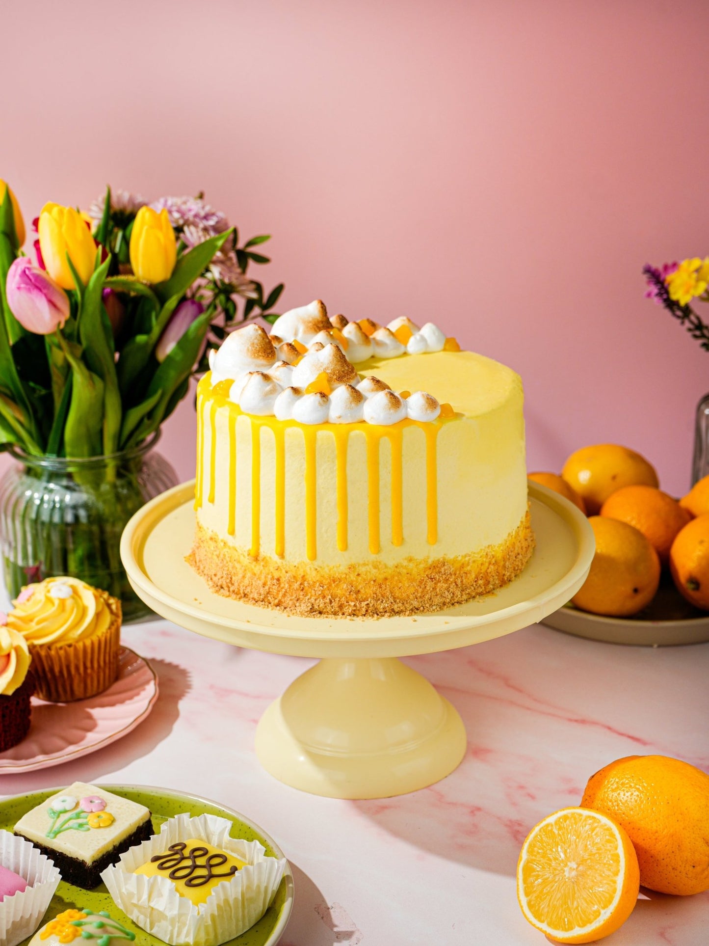 Patisserie Valerie's handmade Lemon Meringue Magic Cake cake delivery