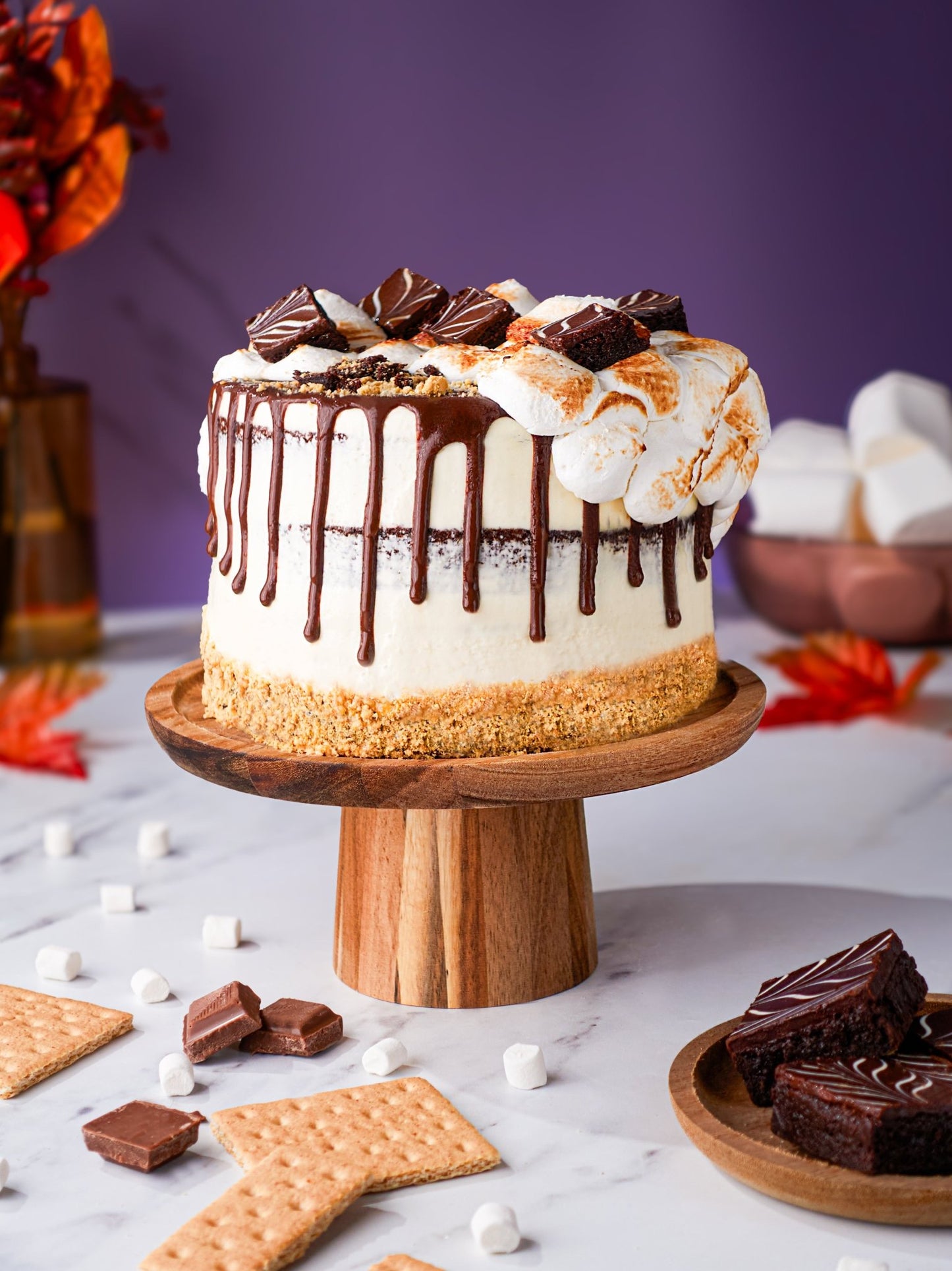 Patisserie Valerie's handmade S'mores Cake cake delivery