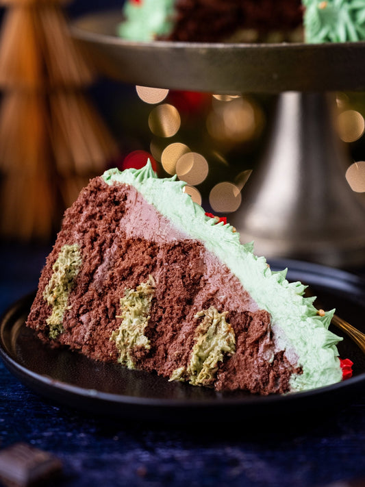 The Grand Christmas Tree Cake
