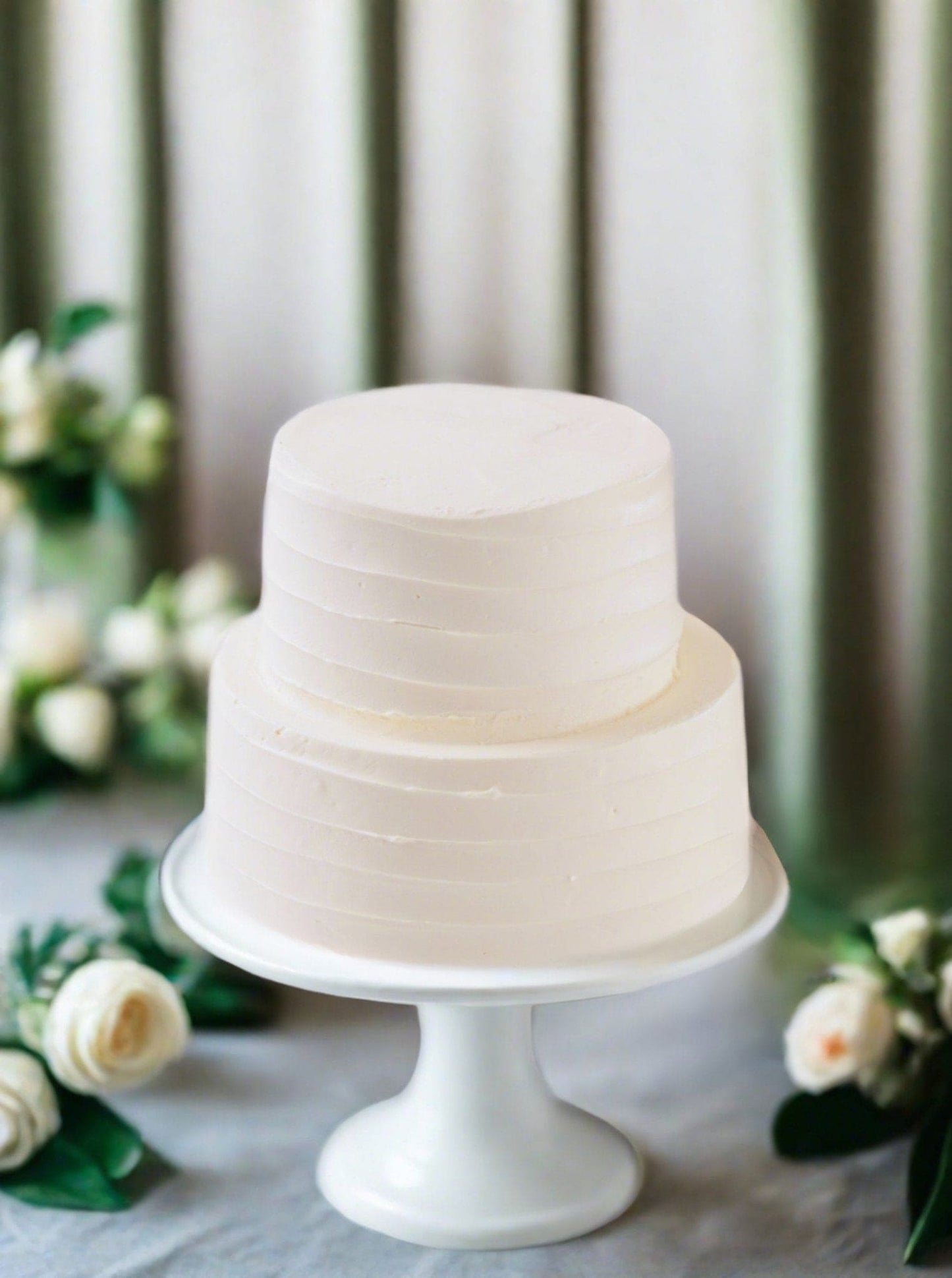 Patisserie Valerie's handmade Vanilla Two Tier Wedding Cake cake delivery