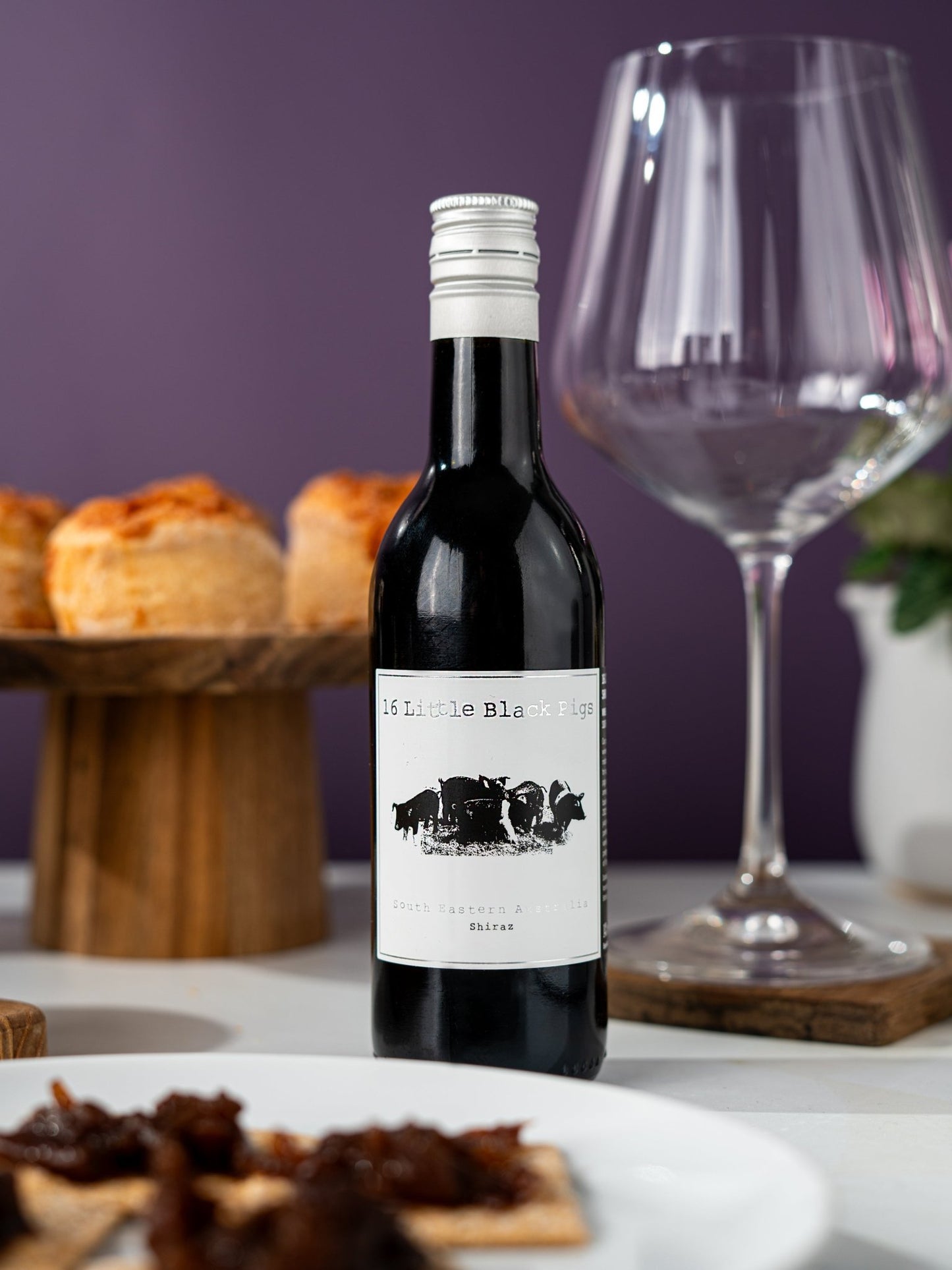Patisserie Valerie's handmade Vintage Cheese & Wine Gift Hamper cake delivery