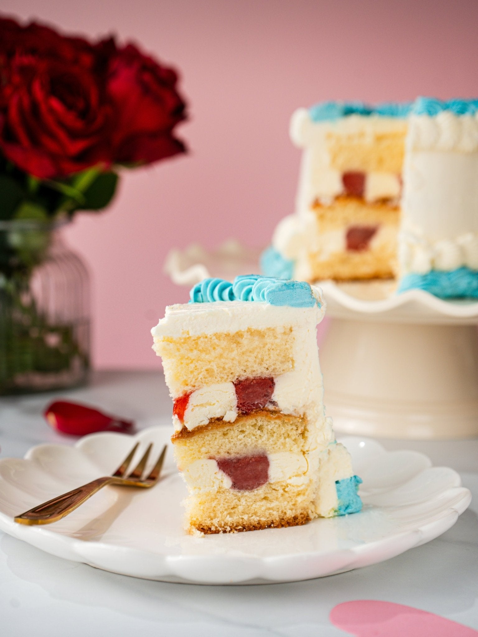 Patisserie Valerie's handmade Vintage Heart Cake cake delivery