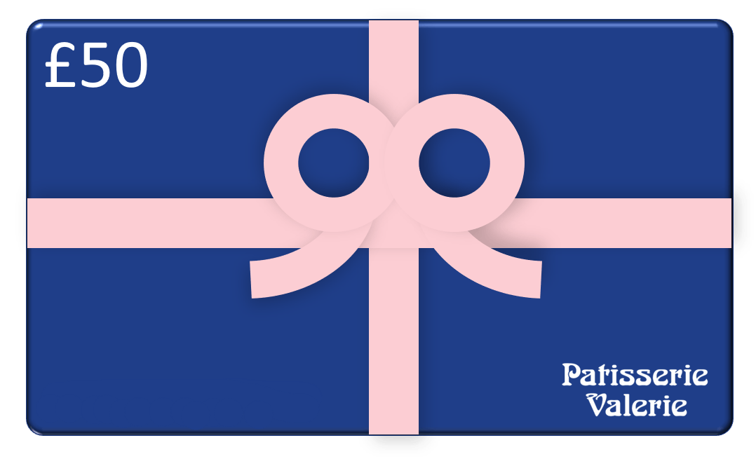 Patisserie Valerie's handmade £50 Patisserie Valerie E-Gift Card cake delivery