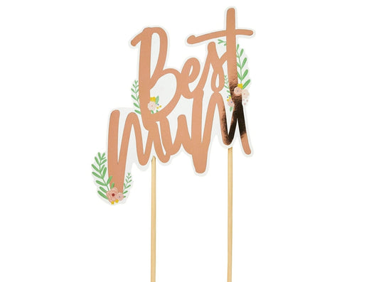 "Best Mum" Cake topper