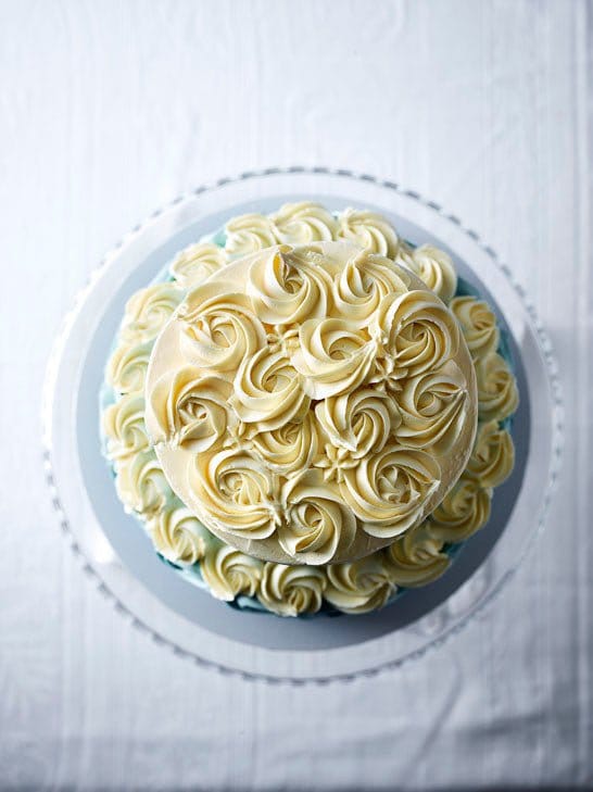 Patisserie Valerie's handmade Blue Ombre Rosette Cake cake delivery