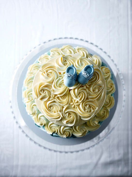 Patisserie Valerie's handmade Blue Ombre Rosette Cake cake delivery
