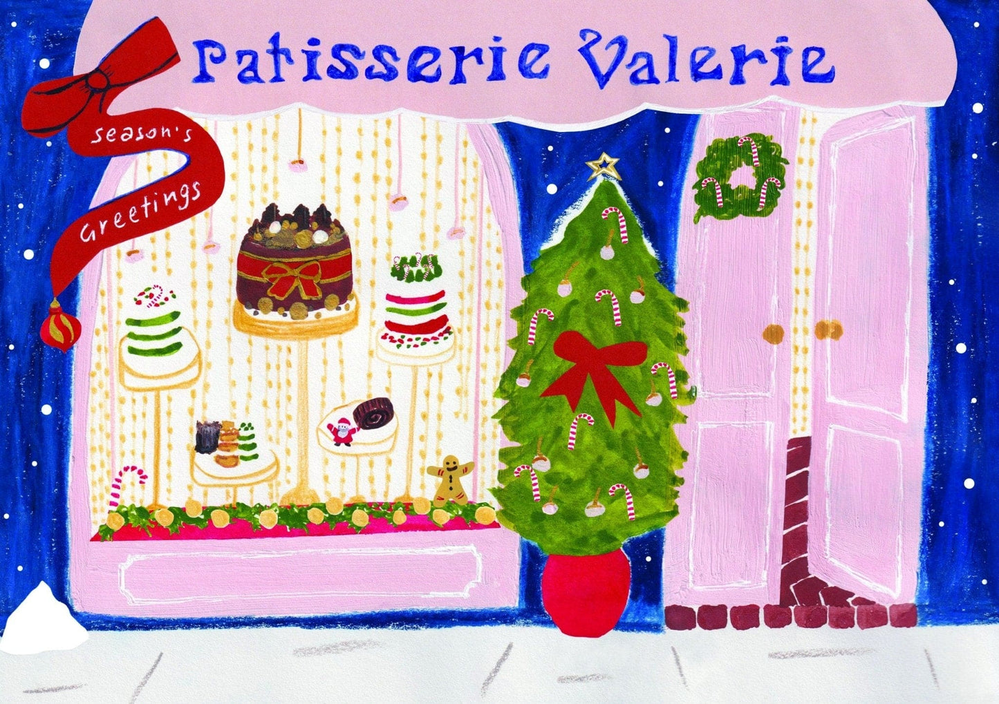 Christmas Handwritten Card - Patisserie Valerie