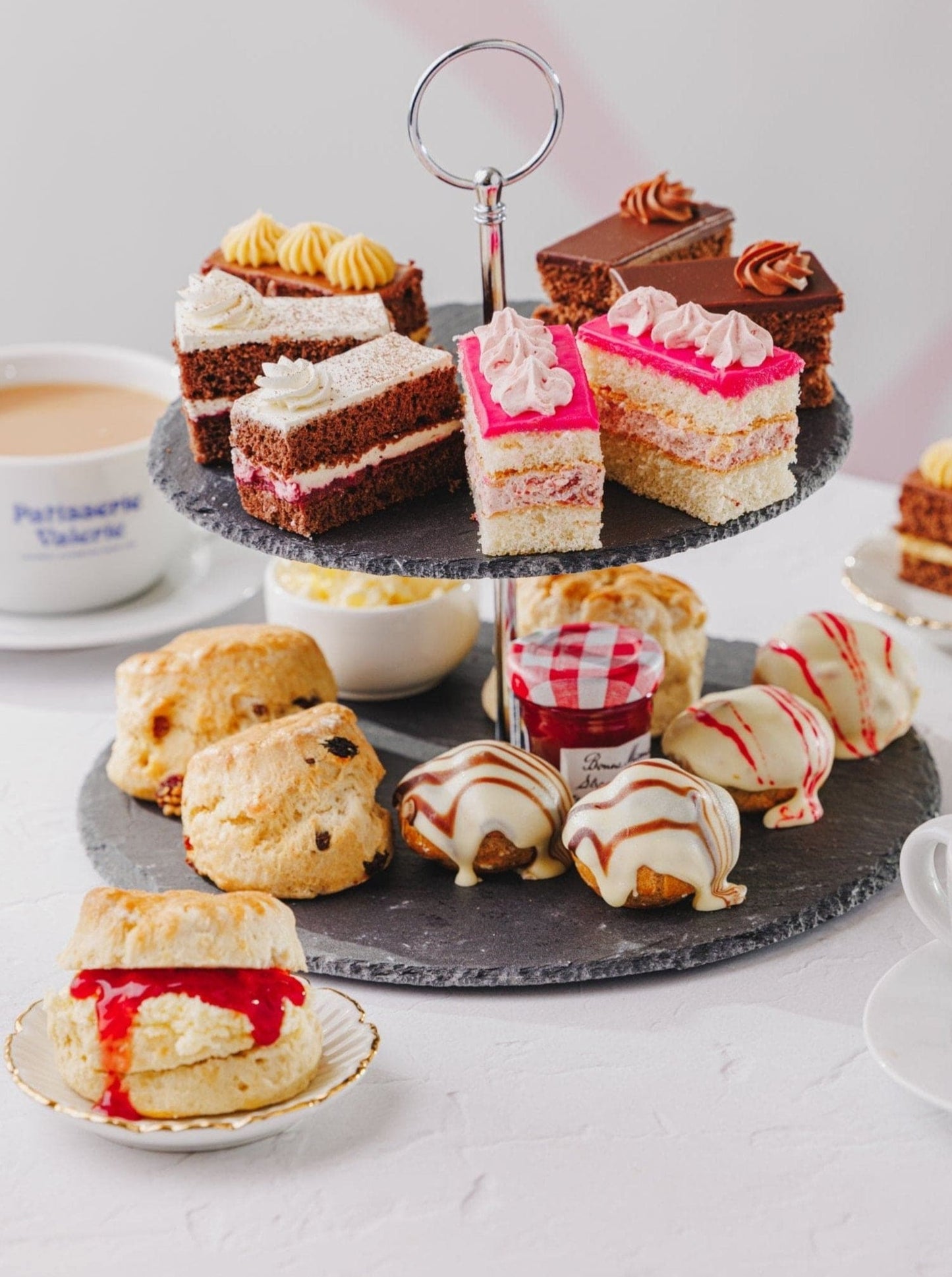 Patisserie Valerie's handmade Madame Valerie's Afternoon Tea cake delivery