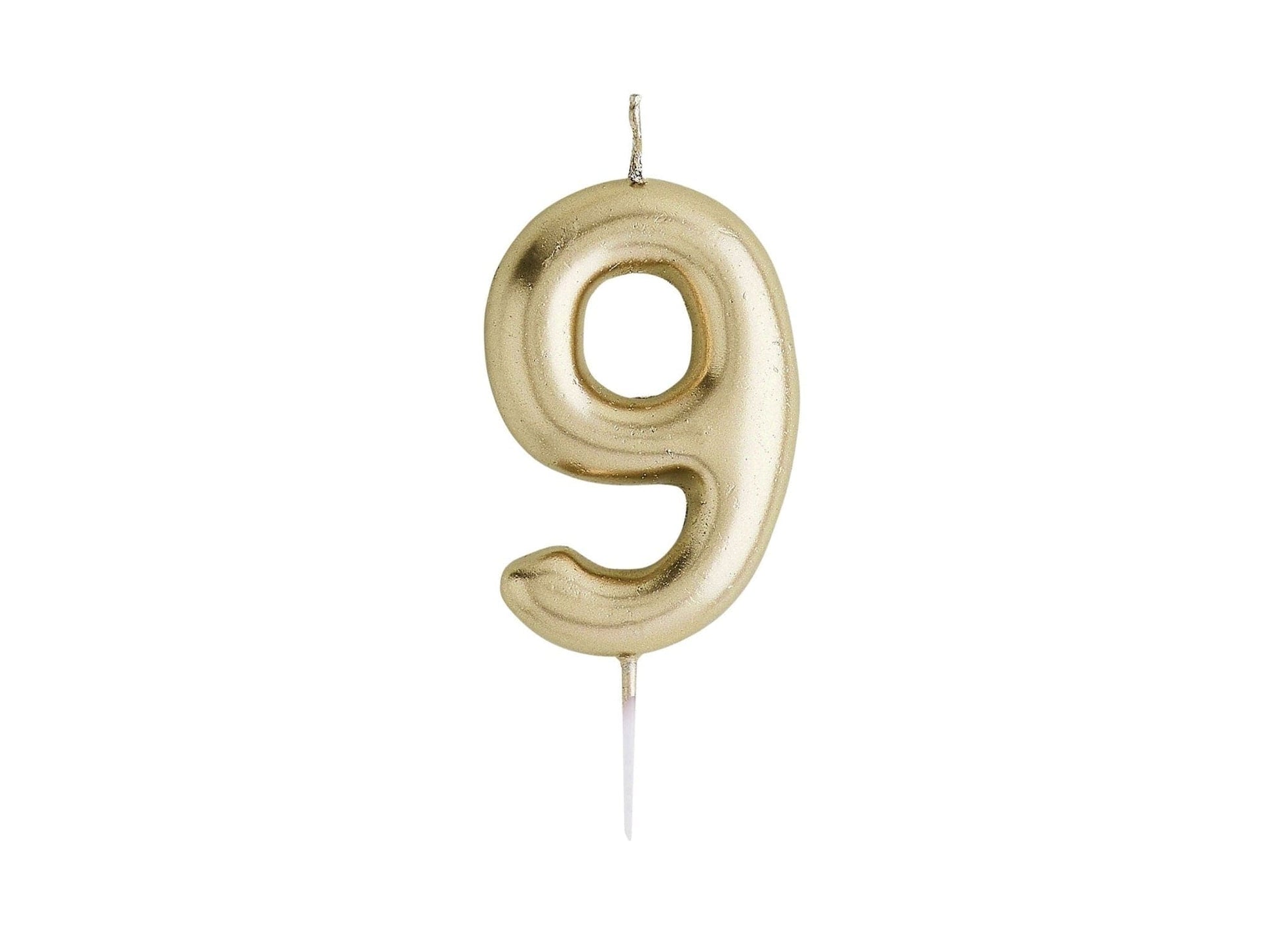 Patisserie Valerie's handmade Metallic Gold Number Candles cake delivery