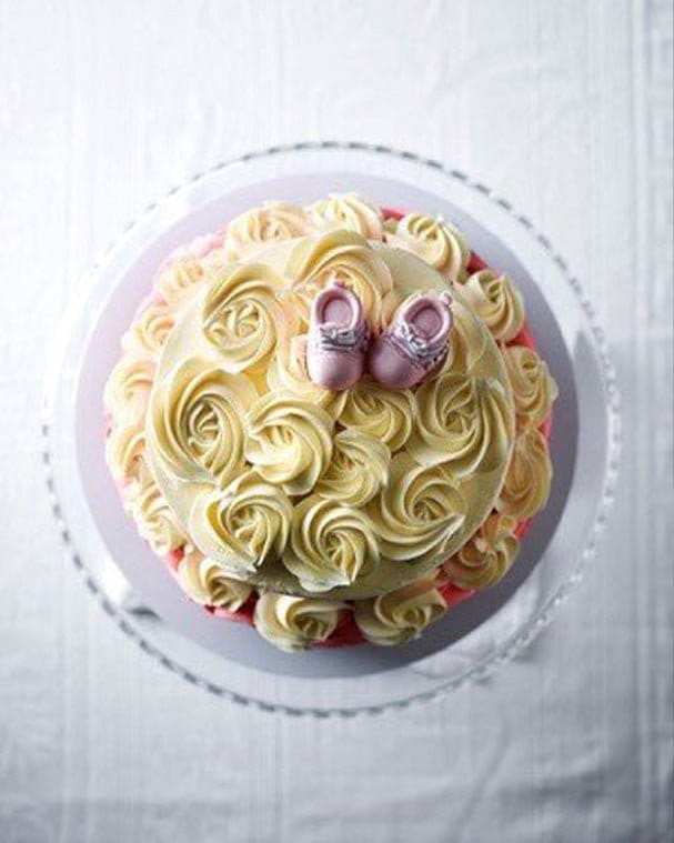 Pink Baby Booties - Patisserie Valerie