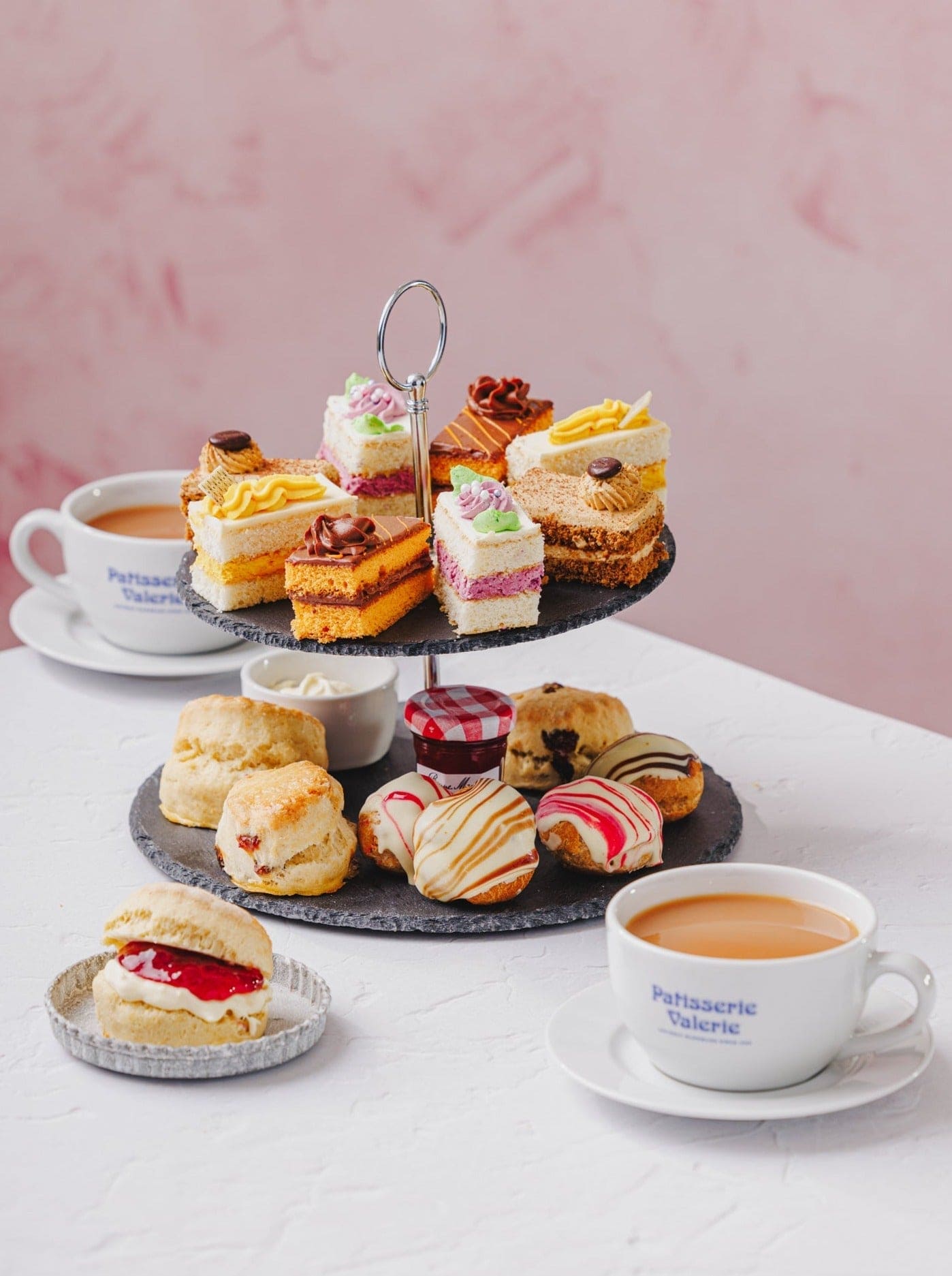 Patisserie Valerie's handmade Slate Cake Stand cake delivery