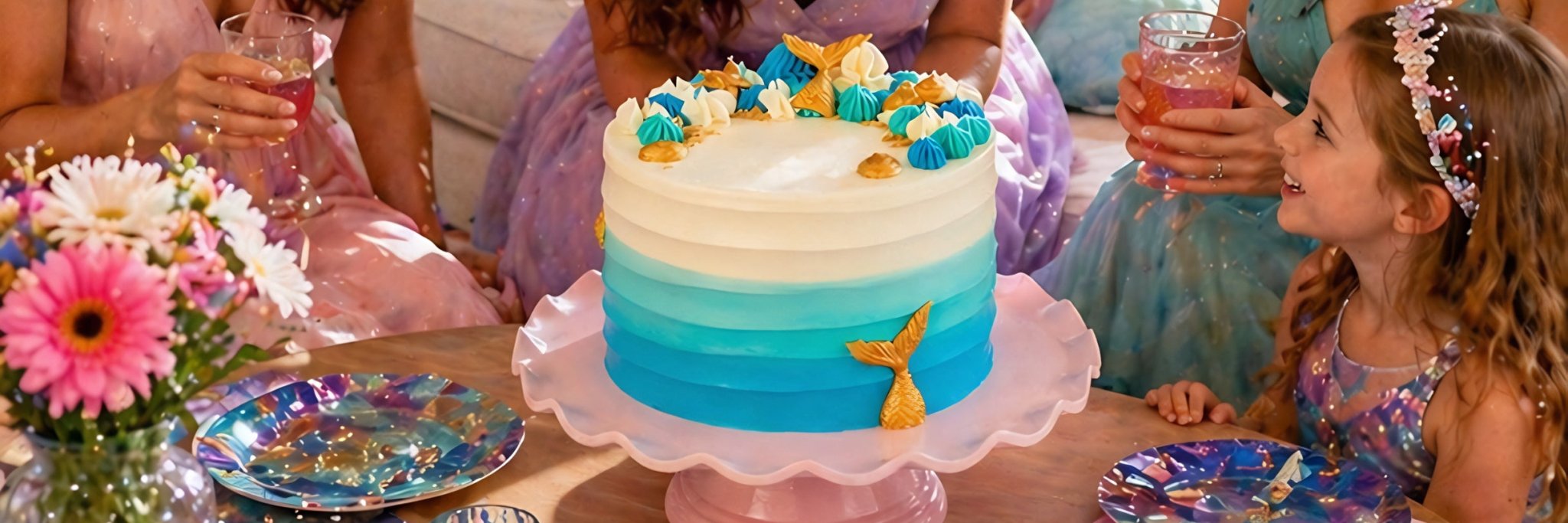 Mermaid Under The Sea Celebration Birthday Cake By Patisserie Valerie - Patisserie Valerie