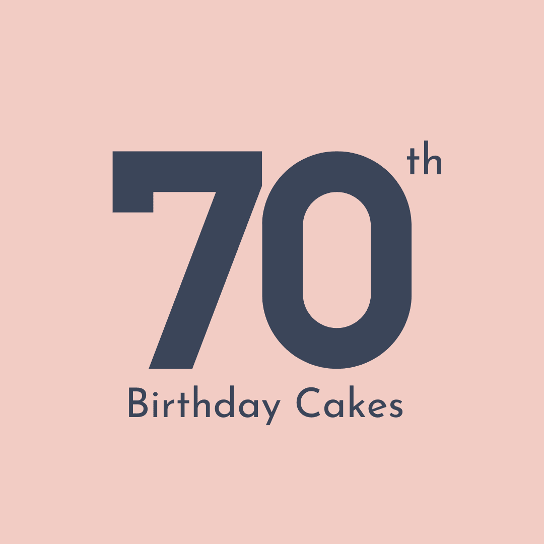 70th Birthday Cakes