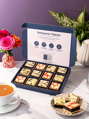 Patisserie Valerie's handmade Luxury Brownie Selection Box cake delivery 