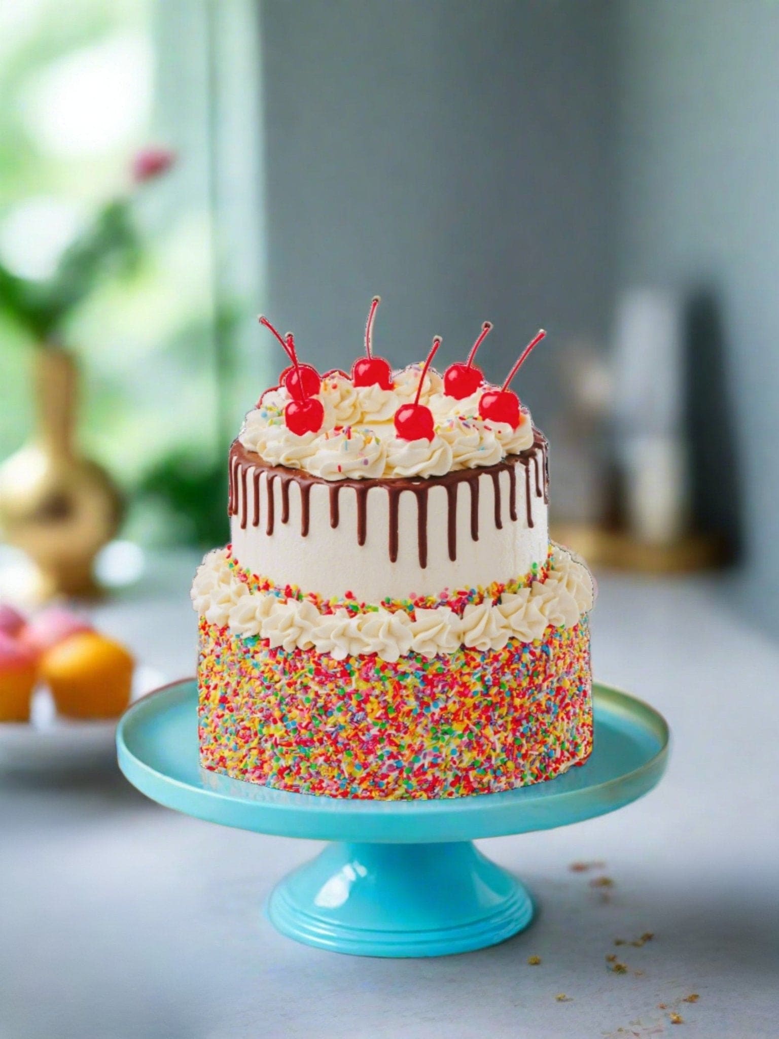 21st Birthday Cake Bundle - Ice Cream Sundae Cake - Patisserie Valerie