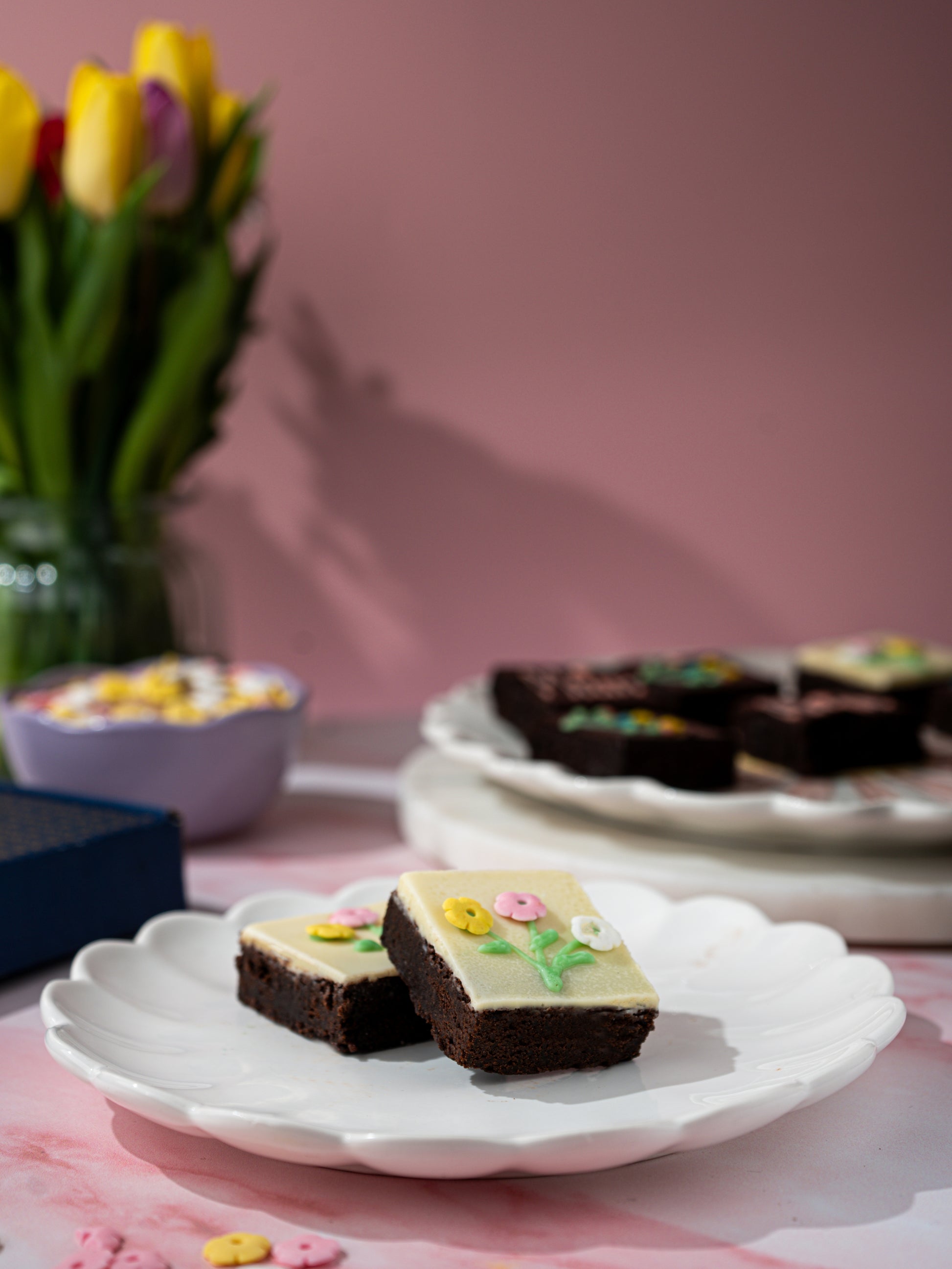 Patisserie Valerie's handmade Mother's Day Brownies cake delivery 